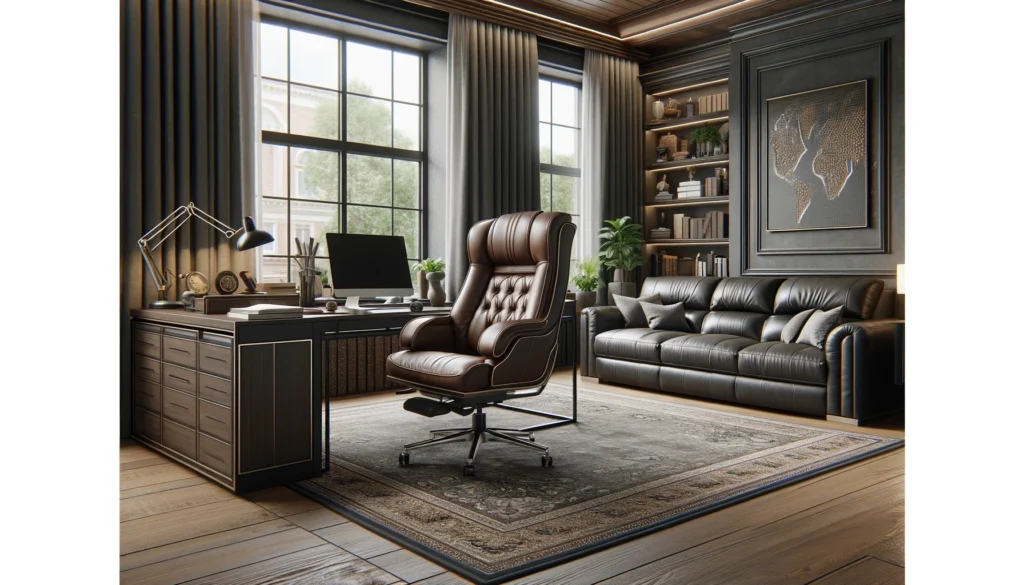 ashley leather furniture 2